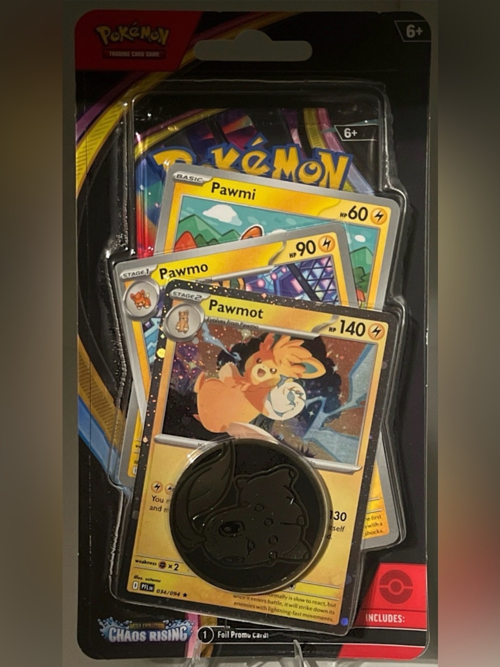 Pokémon TCG: Mega Evolution Chaos Rising - Single Blister (PAWMOT)